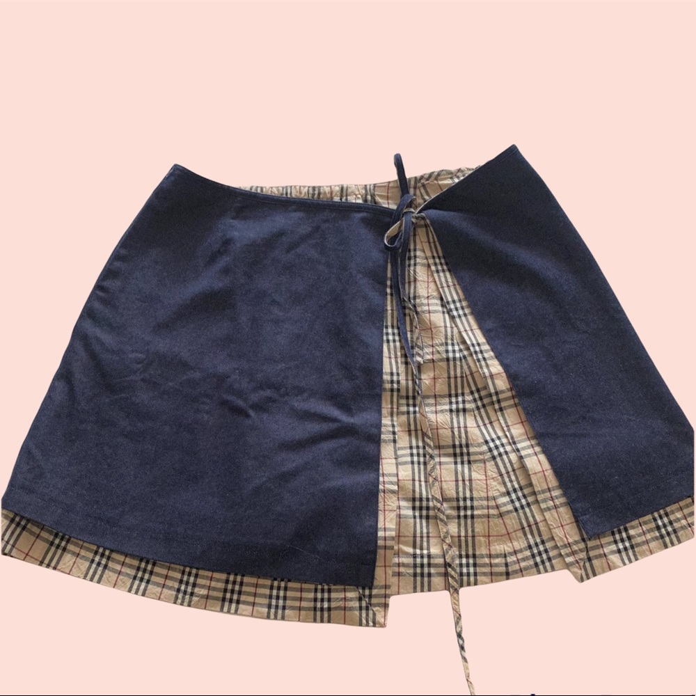 Burberry LONDON denim and novacheck coverup size L